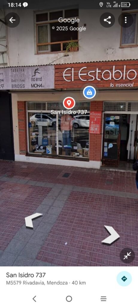 Así luce el domicilio declarado por SANTA NEGRITA SAS